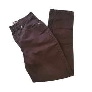 Woman's Vintage London Jean Brown High Rise Denim Jeans
